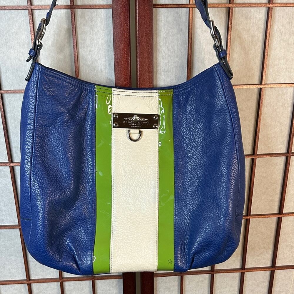My Flat in London Blue and Green Shoulder Bag